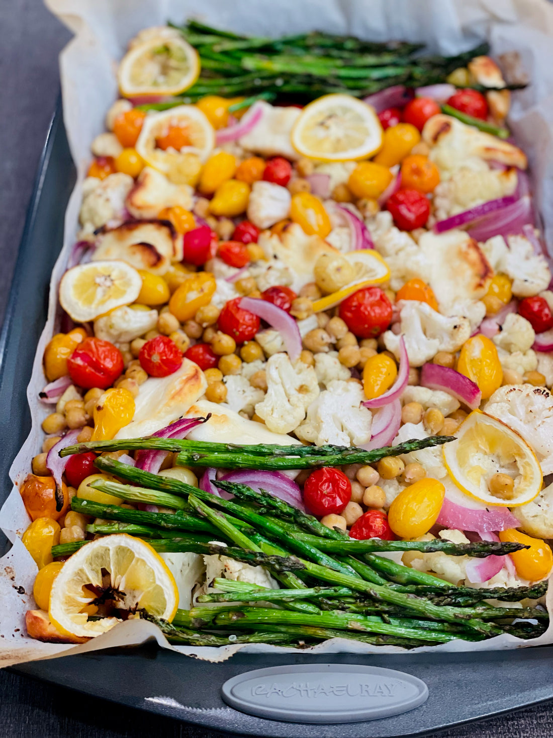 Healthy is Delish by Beth: Sheet Pan Halloumi