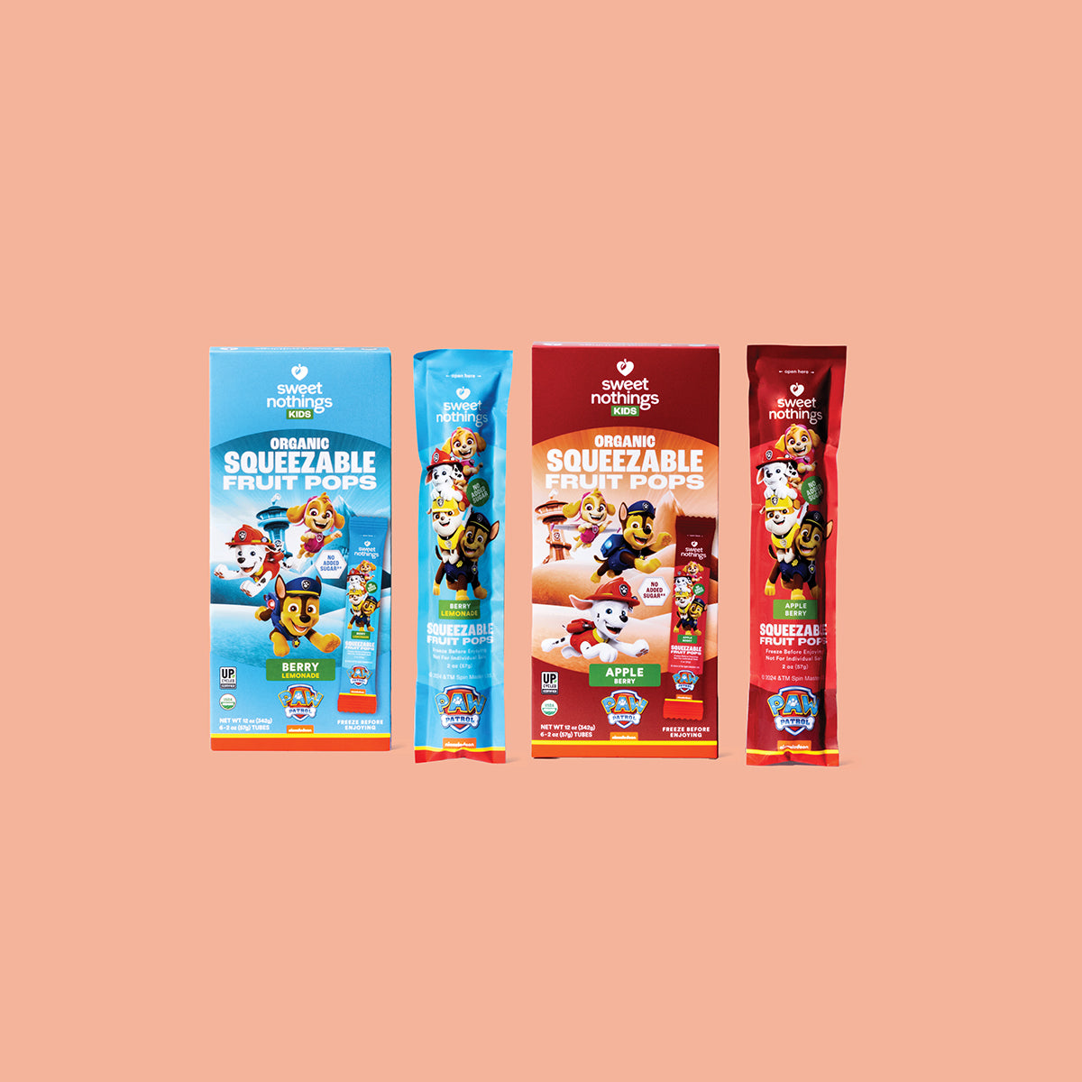 PAW Patrol Squeezable Fruit Pops