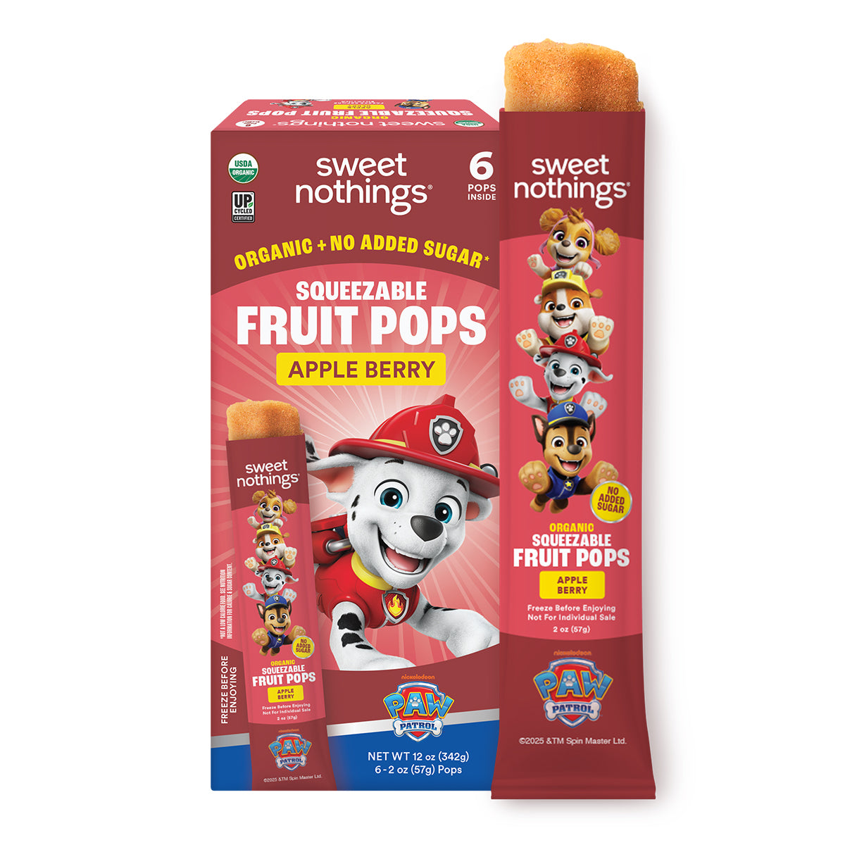 Apple Berry PAW Patrol Squeezable Fruit Pop