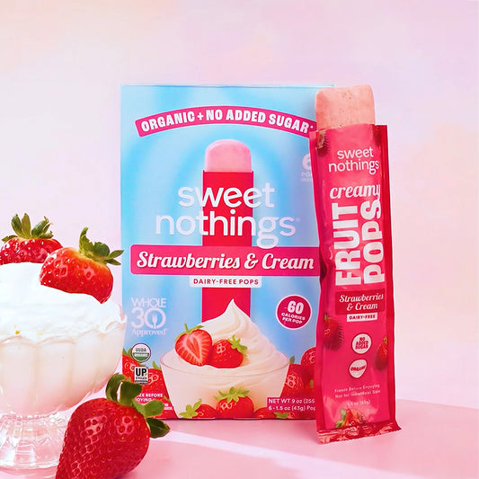 Strawberries & Cream Fruit Pops