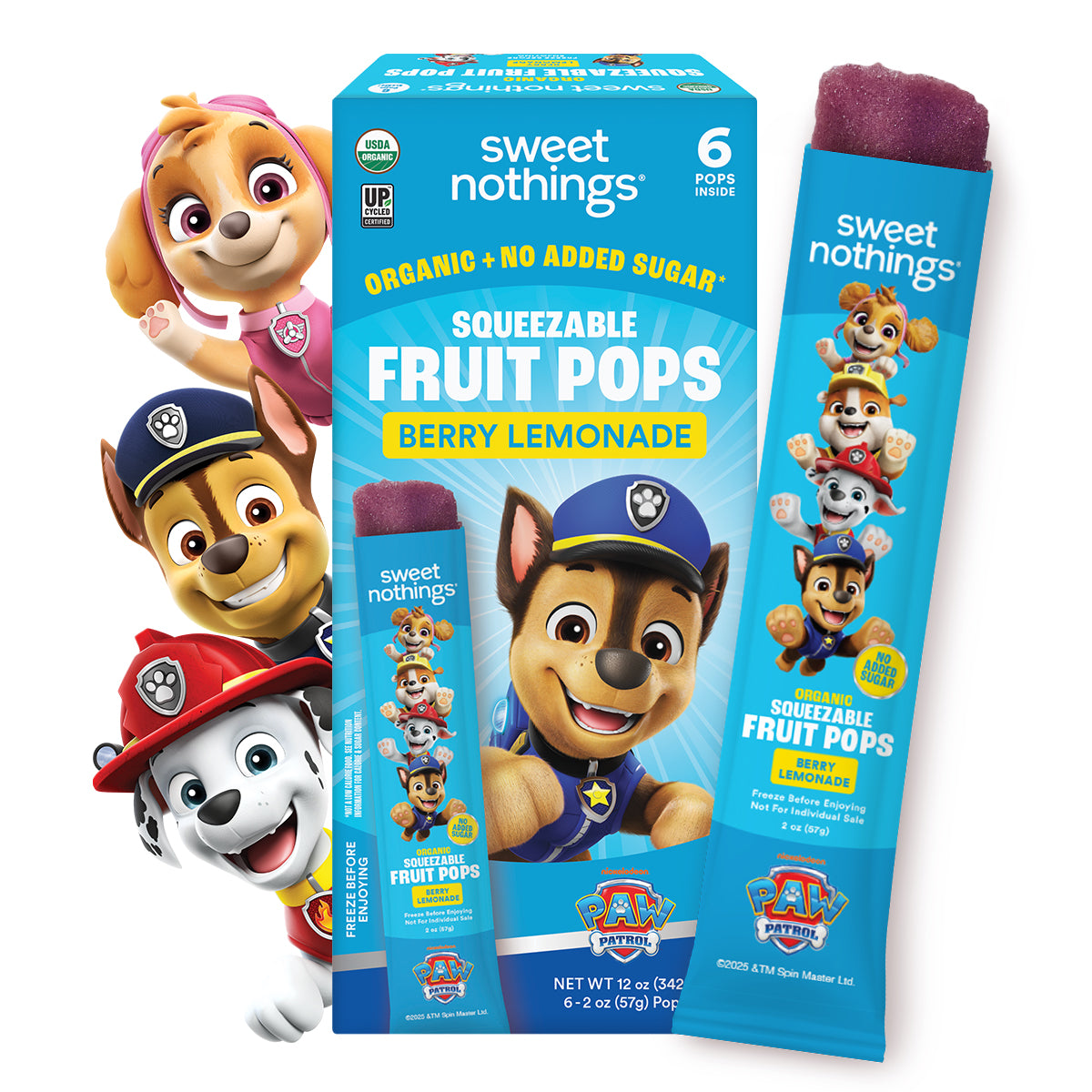 Berry Lemonade PAW Patrol Squeezable Fruit Pop
