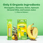 Pineapple Spinach Squeezable Smoothie Pops