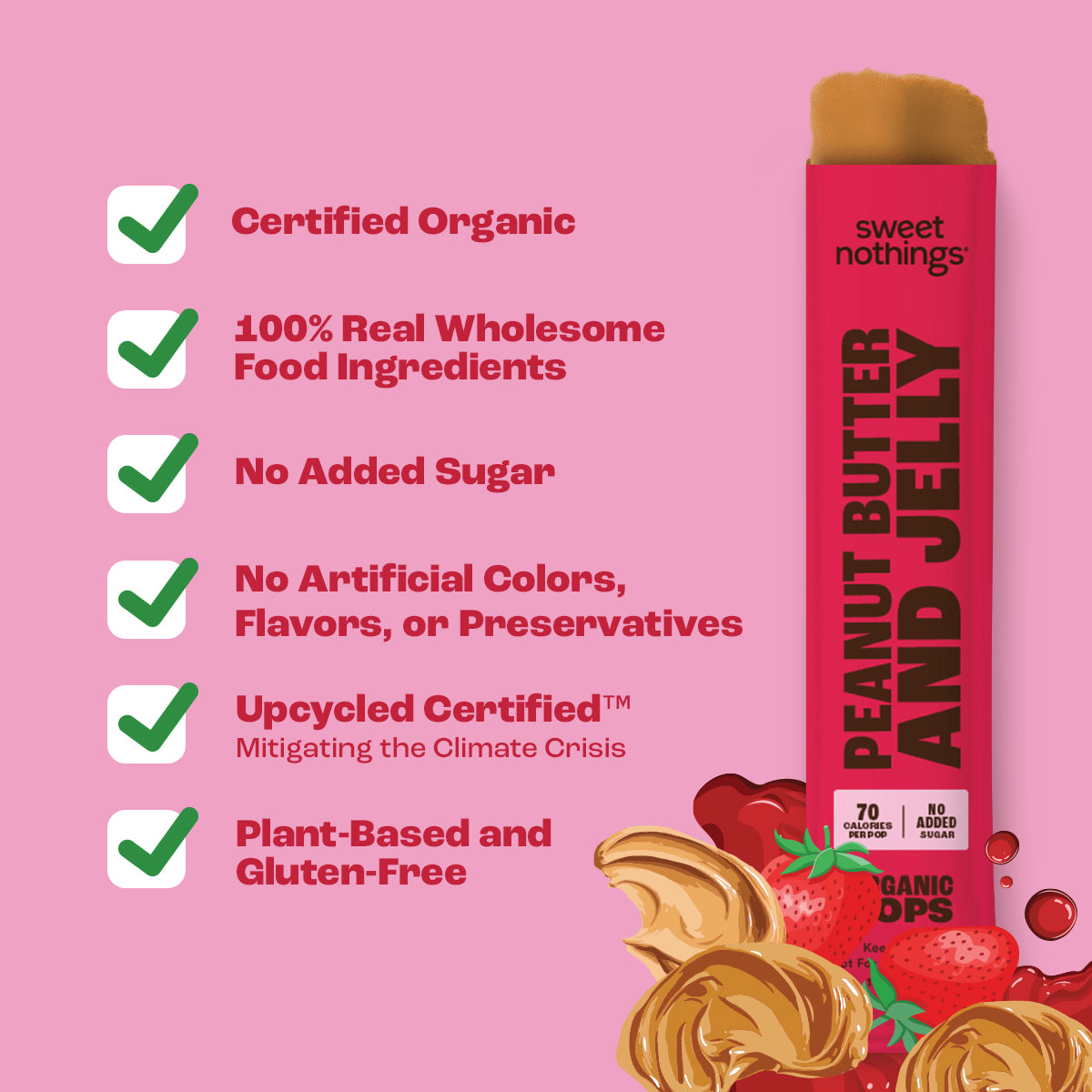 Peanut Butter and Jelly Dessert Pops