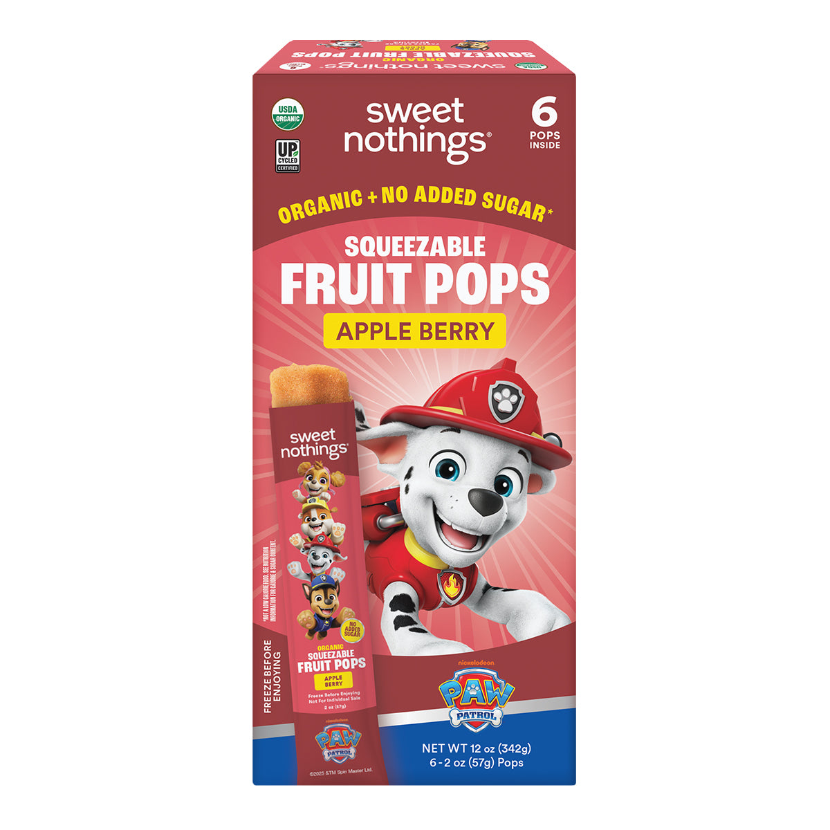 Apple Berry PAW Patrol Squeezable Fruit Pop
