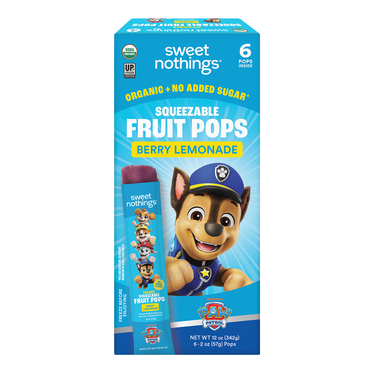 Berry Lemonade PAW Patrol Squeezable Fruit Pop