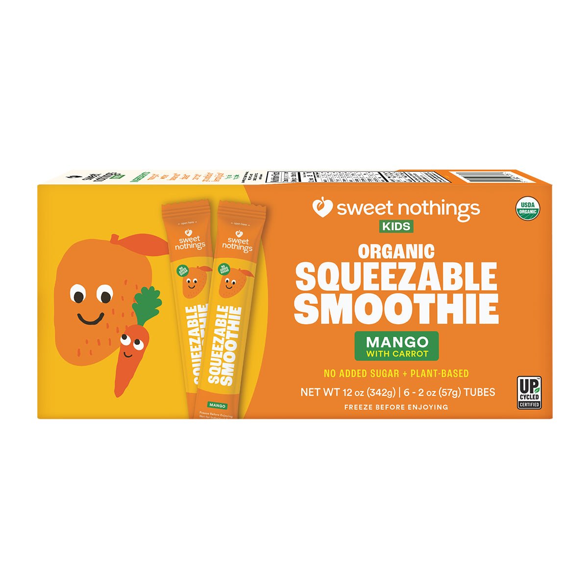 Mango Carrot Squeezable Smoothie